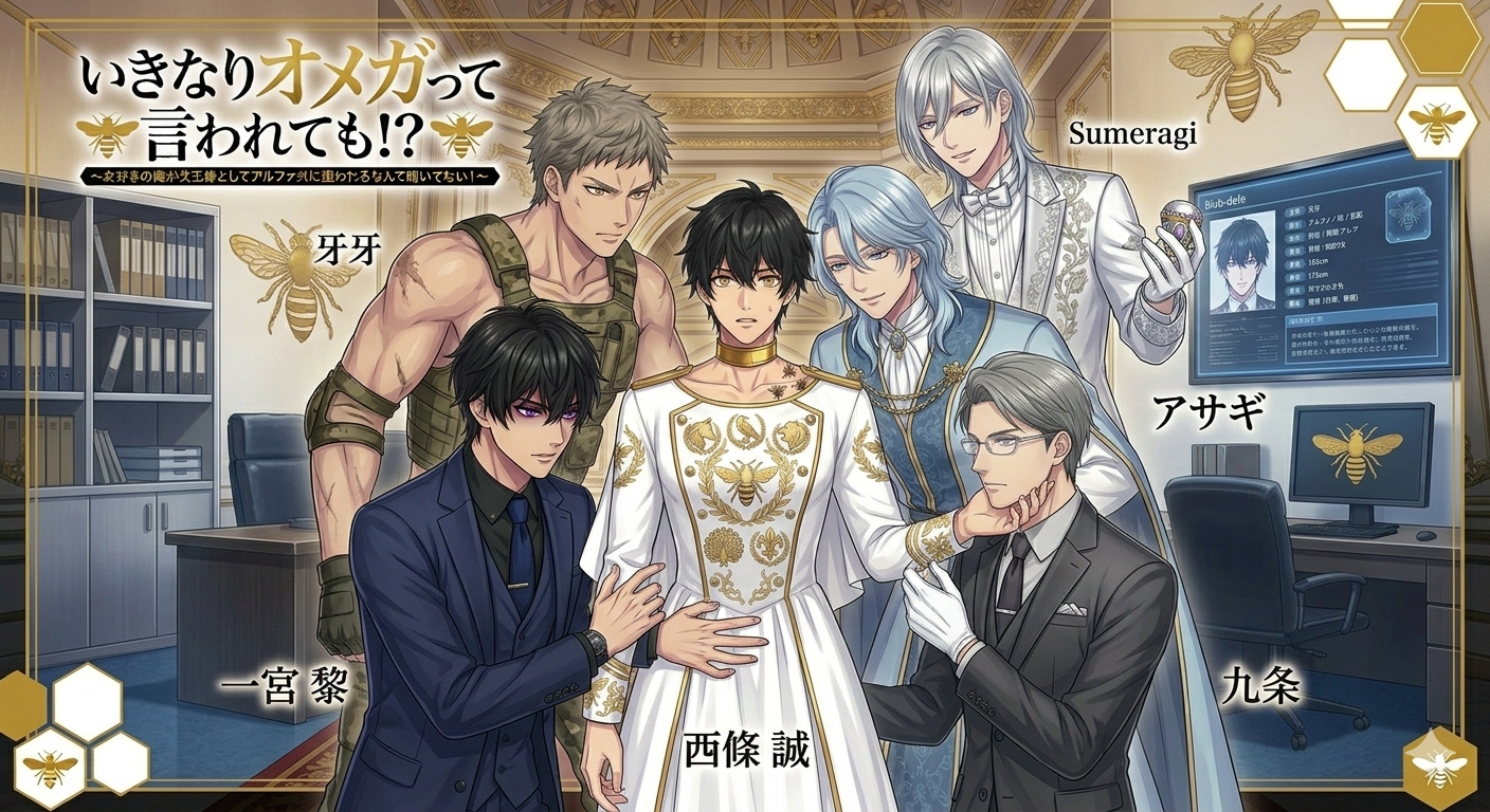 いきなりオメガって言われても！？ 表紙